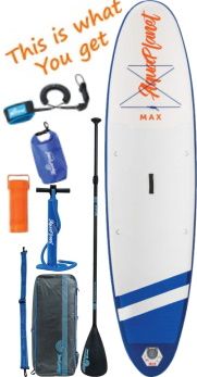 Aquaplanet 10ft 6 Max iSUP Package