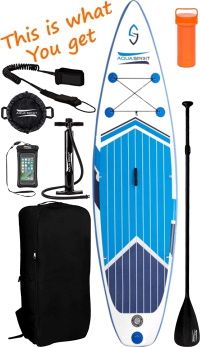 Inflatable Paddle Board SUP Stand Up Paddleboard & Accessories Aqua Spirit Set A 
