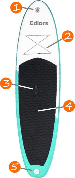 Sudoo 9'10 iSUP Board Features